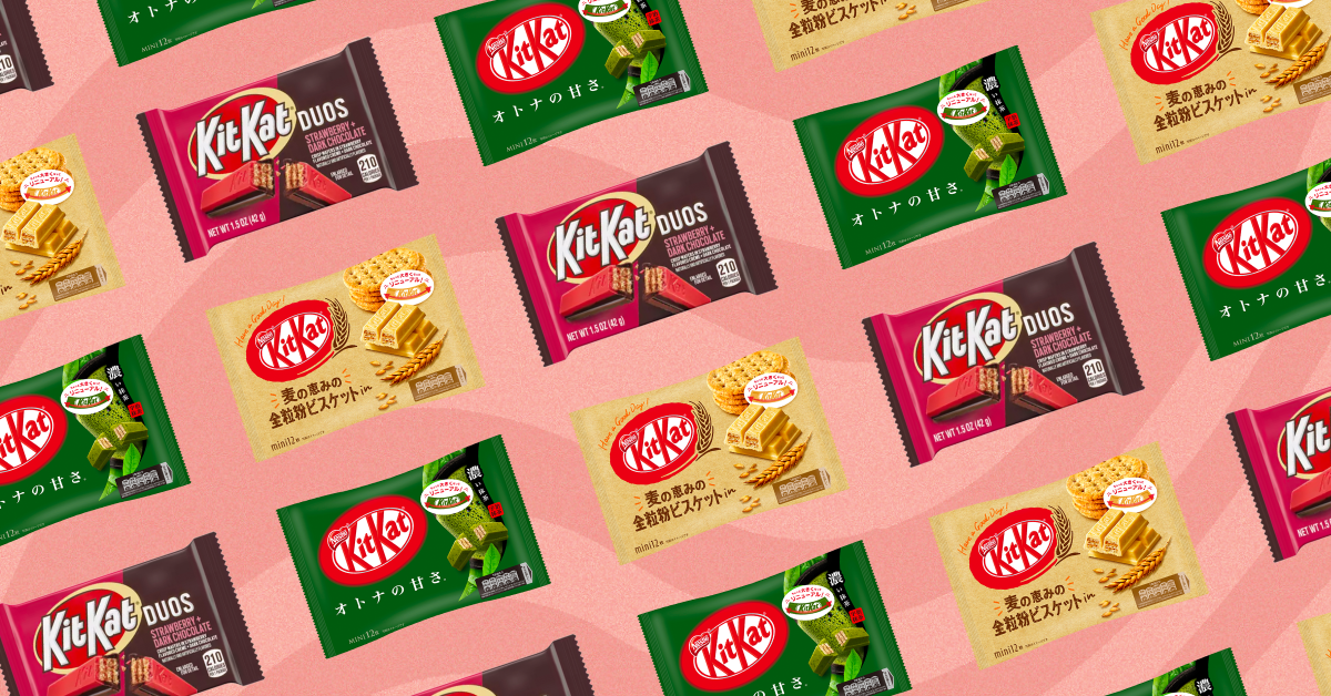 Various Kit Kat Flavors