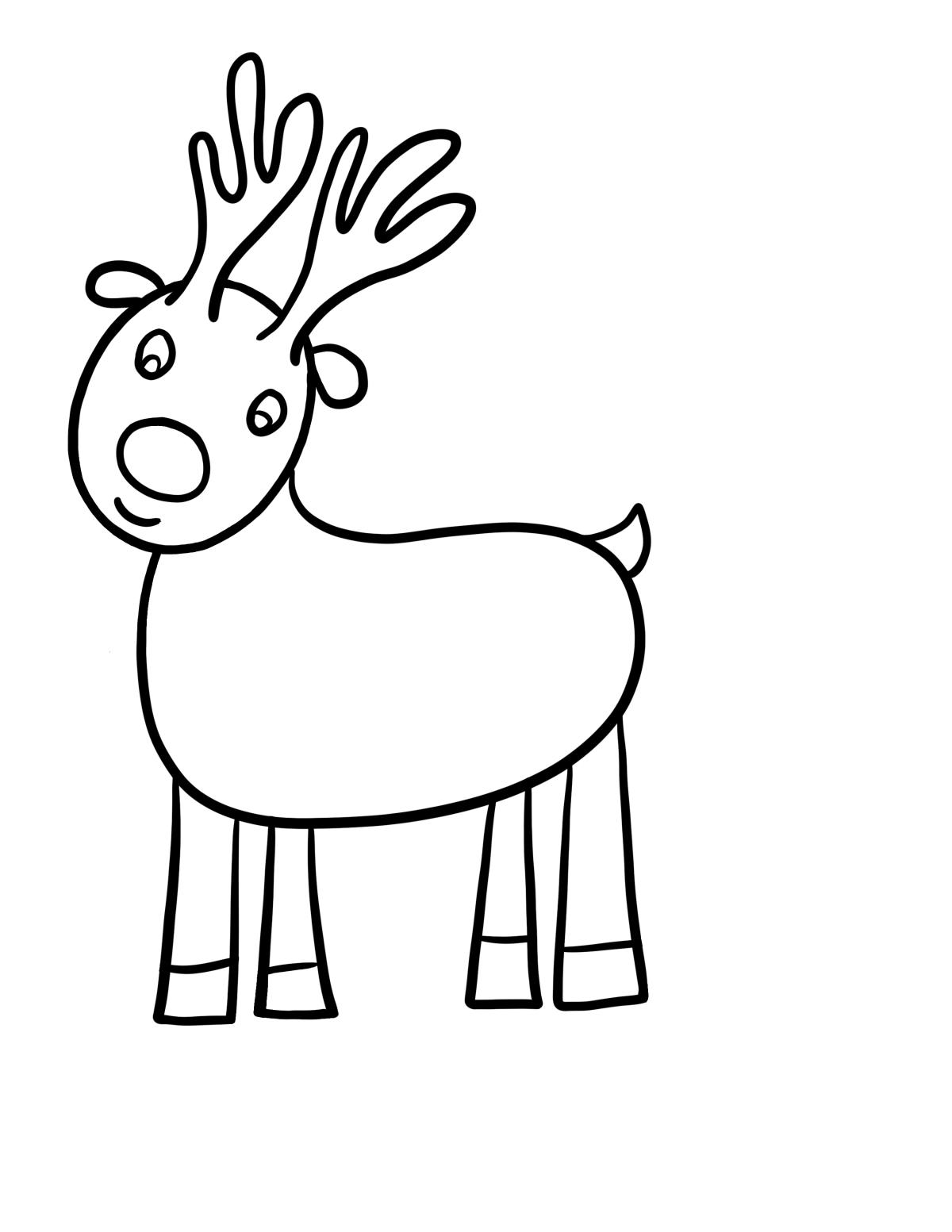 Reindeer drawing